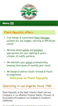 Mobile Screenshot of plantrepublic.com